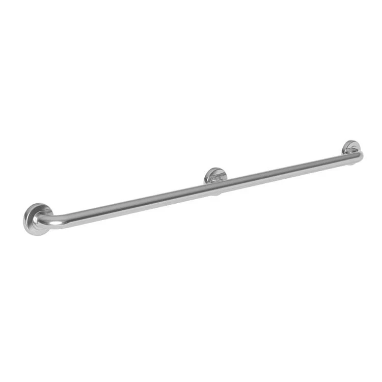 Grab Bar East Linear 42 Inch 3 Post Round Plate Antique Copper ADA Wall Mount Brass - Frankwebs