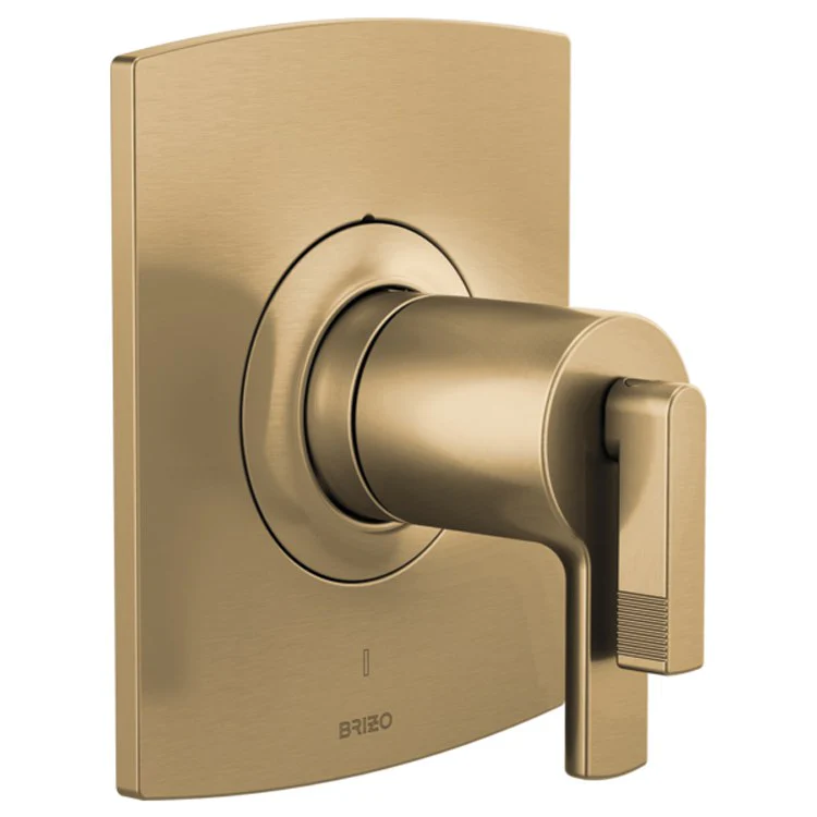 Thermostatic Trim Kintsu TempAssure Valve Only Trim 1 Less Handle Chrome ADA 1.75 Gallons per Minute Brass - Frankwebs