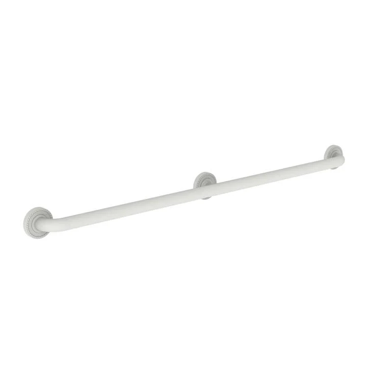Grab Bar Amisa 42 Inch 3 Post Round Plate Polished Brass Uncoated Living ADA Wall Mount Brass - Frankwebs