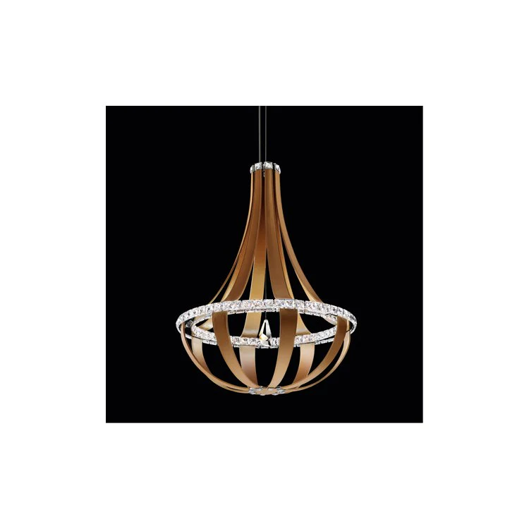 Crystal Empire Sixteen-Light LED Pendant with Clear Swarovski Crystals - Frankwebs