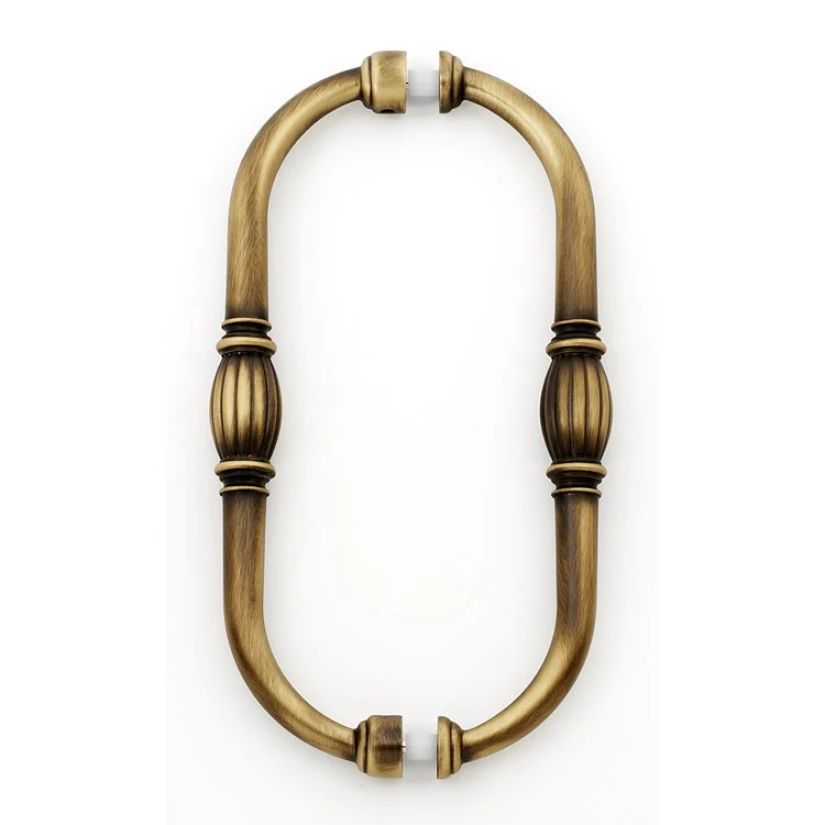 Pull Tuscany Back to Back Antique English Matte Brass 8 Inch 8-3/4 Inch 1-5/8 Inch - Frankwebs