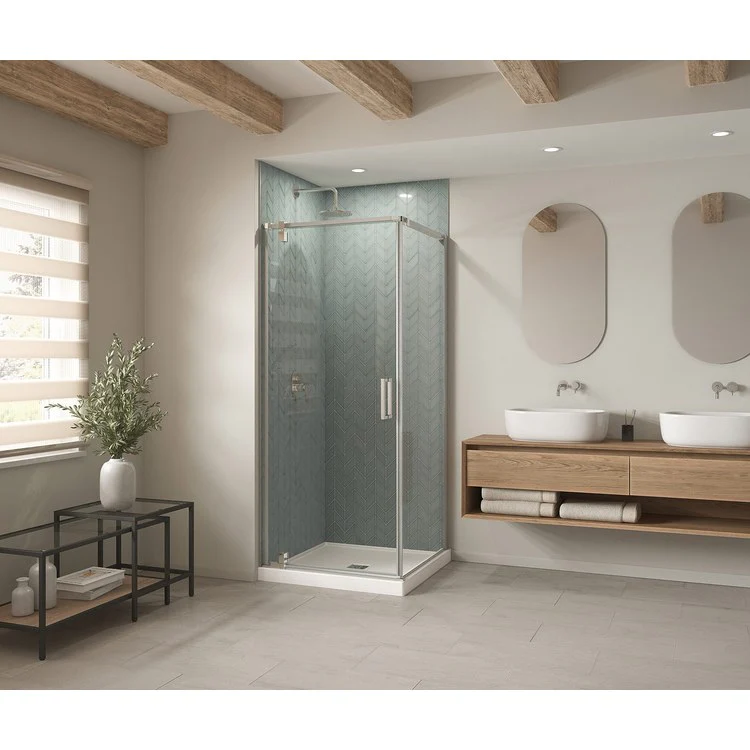 Shower Base B3X Corner Left or Right Stabili-T White 36 x 36 Inch Acrylic - Frankwebs