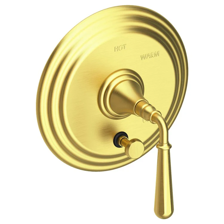 Bevelle Pressure Balance Tub/Shower Valve Trim Only with Lever Handle - Midnight Chrome - Frankwebs