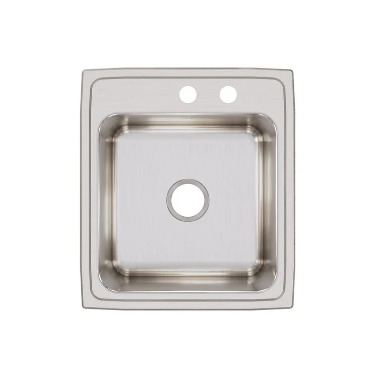 Kitchen Sink Lustertone Classic 19.5 x 22 Inch Single Bowl MR2 Hole Lustrous Satin Drop-In - Frankwebs