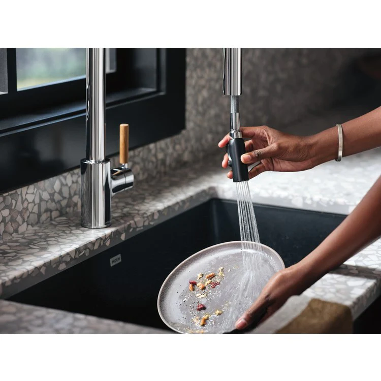 Kitchen Faucet Tenon 1 Lever ADA Chrome High Arc 1 Hole Motion Control 1.5 Gallons per Minute - Frankwebs