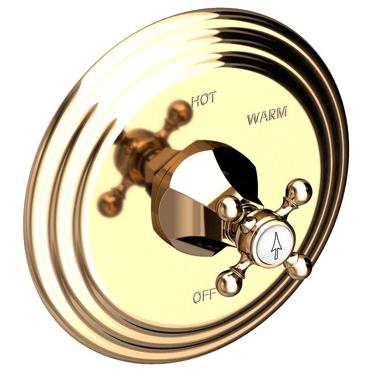 Pressure Balance Valve Trim Metropole Arrow Insert 1 Cross English Bronze ADA Depth 3-5/8 Inch - Frankwebs