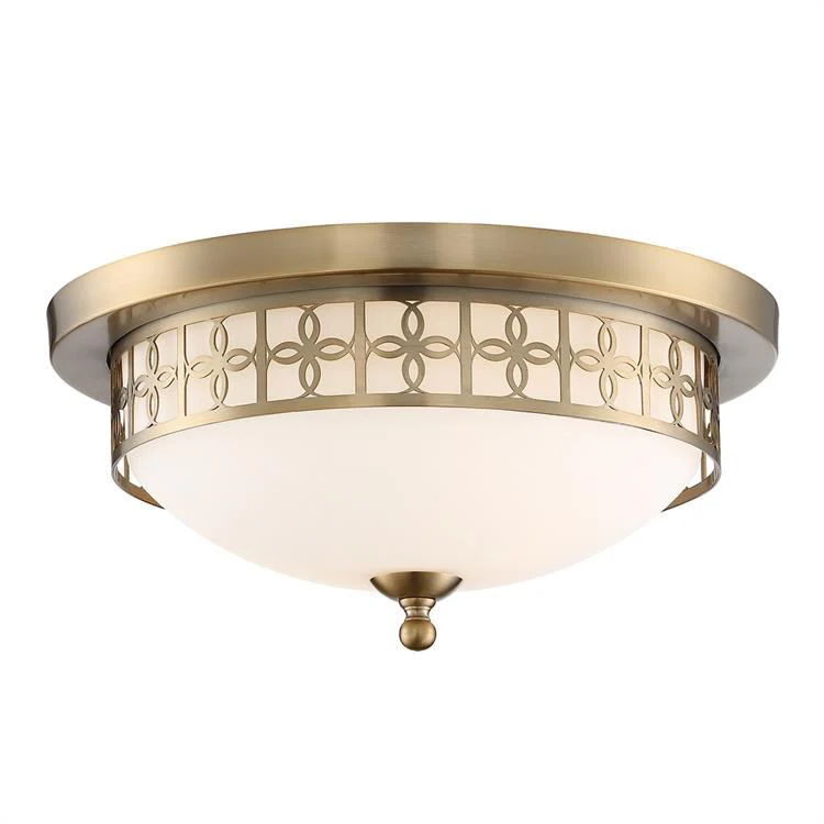 Anniversary Two-Light Flush Mount Ceiling Fixture - Frankwebs