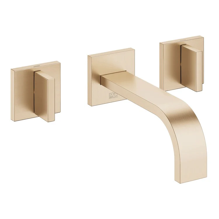 Lavatory Faucet MEM Wall Mount Mixer 2 Lever ADA WaterSense Chrome 1.2 Gallons per Minute Less Drain 3 Hole - Frankwebs