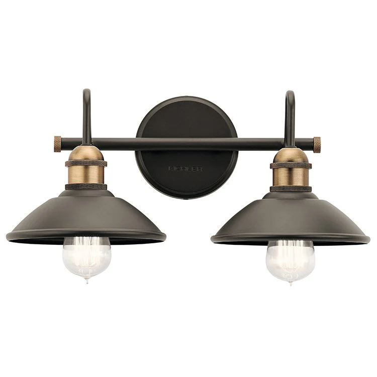 Clyde Two-Light Bathroom Vanity Fixture - Frankwebs