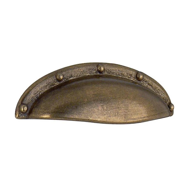 Pull Cup Handle Antique Brass Zinc 2-1/2 Inch Center to Center 3-1/2 x 1-1/4 x 3/4 Inch - Frankwebs