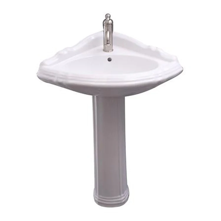 Pedestal Lavatory Ethan White Oval - Frankwebs
