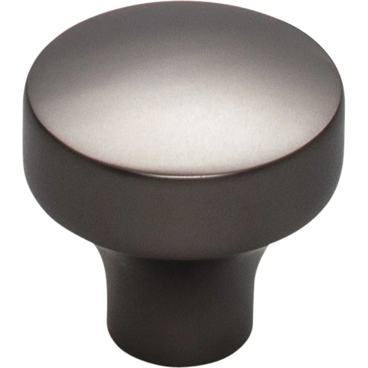 Knob Lynwood Kinney Round for Decorative Hardware Flat Black Zinc Alloy 1-1/4 Inch - Frankwebs