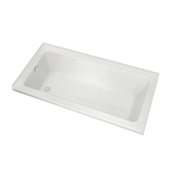 Tub Pose 59-5/8 x 29-7/8 x 21-5/8 Inch Alcove with Whirlpool Right White Acrylic - Frankwebs