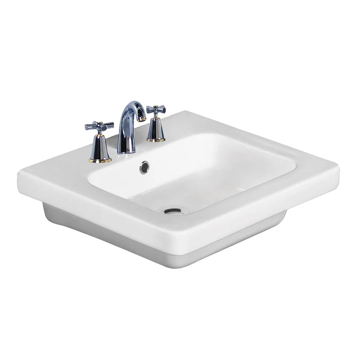 Lavatory Sink Resort 550 Wall Hung 21-3/4 Inch 8 Inch Spread Rectangle White - Frankwebs