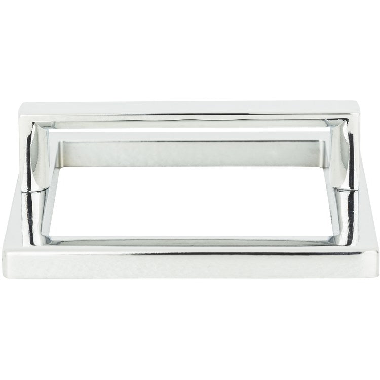 Drawer Pull Atlas Tableau Square Base & Top Polished Nickel Zinc Alloy 3 Inch - Frankwebs