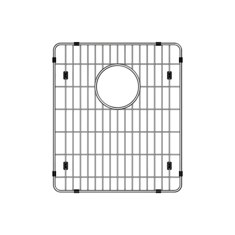 Sink Grid Crosstown Bottom Grid 12.5 x 14.5 Inch Polished Stainless Steel - Frankwebs