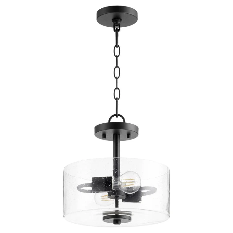 Dakota Two-Light Convertible Semi-Flush Mount Ceiling Fixture/Pendant - Frankwebs