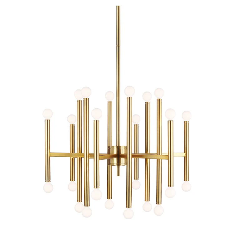 Beckham Modern Twenty-Four-Light Chandelier by Thomas O'Brien - Frankwebs