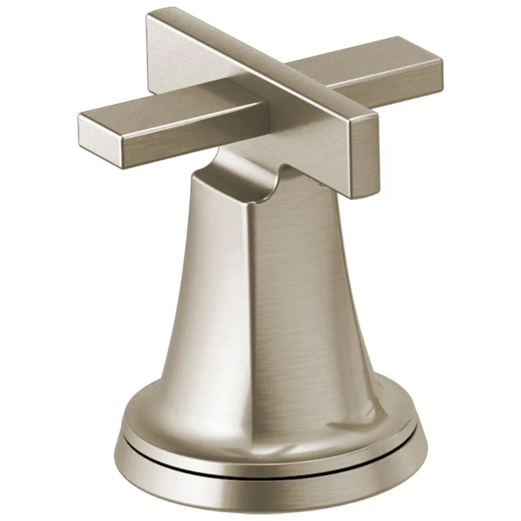Handle Kit Levoir Brass 2 Cross Brilliance Luxe Nickel ADA for Roman Tub Filer - Frankwebs