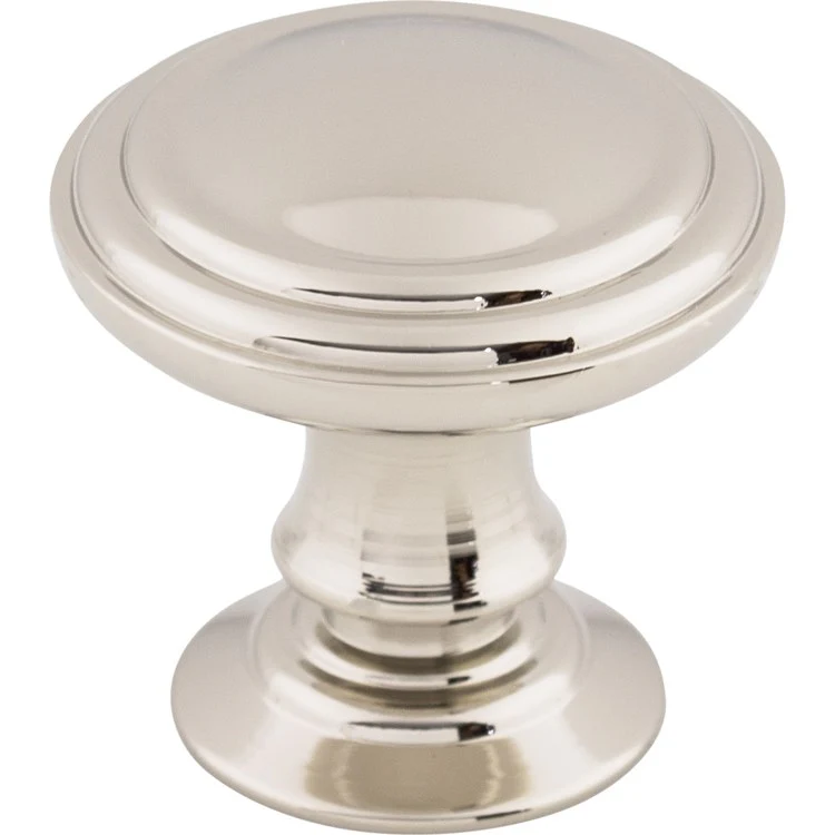Knob Chareau Reeded Brushed Satin Nickel Zinc Alloy 1-1/4 Inch - Frankwebs