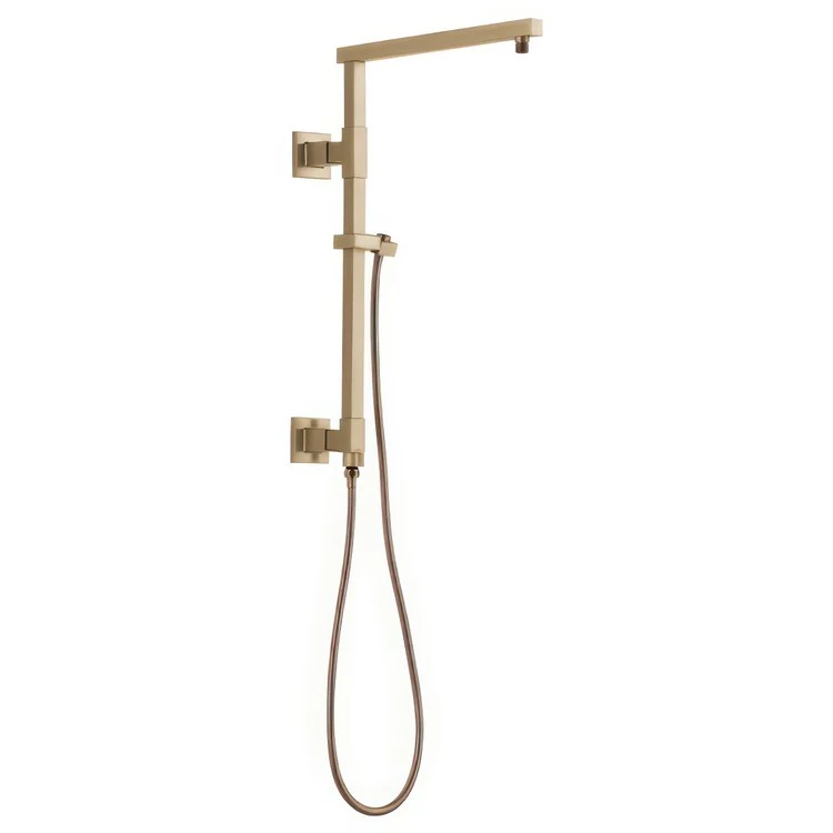 Shower Column Emerge Universal Showering Components Angular Lumicoat Stainless 18 Inch - Frankwebs
