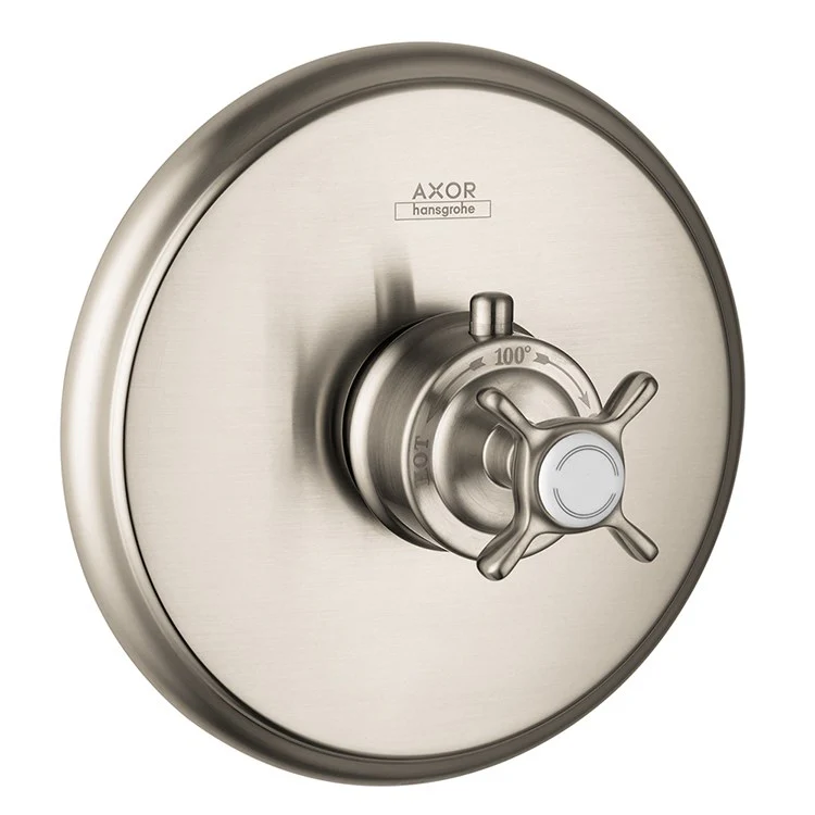 AXOR Montreux Thermostatic Valve Trim with Cross Handle - Frankwebs