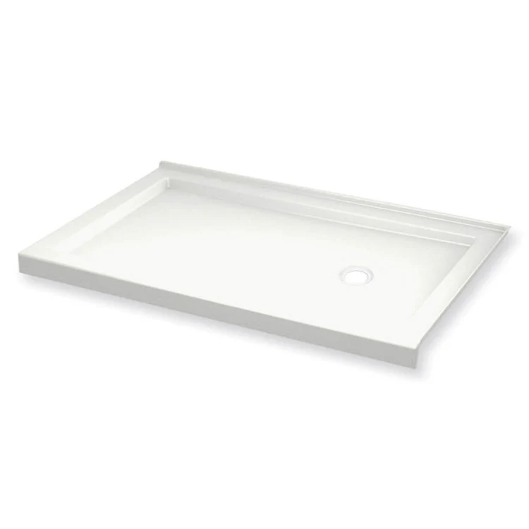 Shower Base B3 Round Drain/Corner Right White 60L x 36W Inch Acrylic Right - Frankwebs
