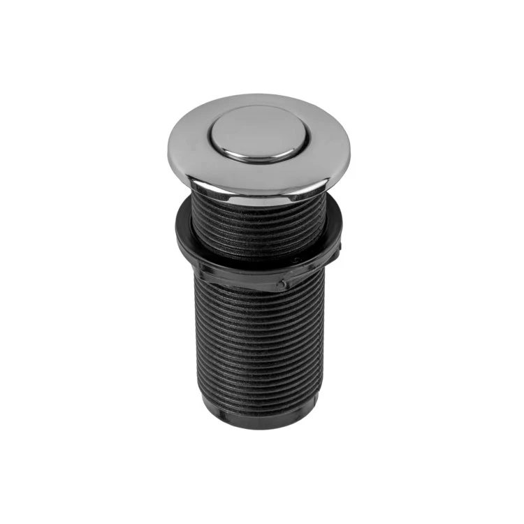 Air Switch Extra Long Waste Disposal Round Polished Chrome for Vanity Installation 1-7/8 Inch - Frankwebs