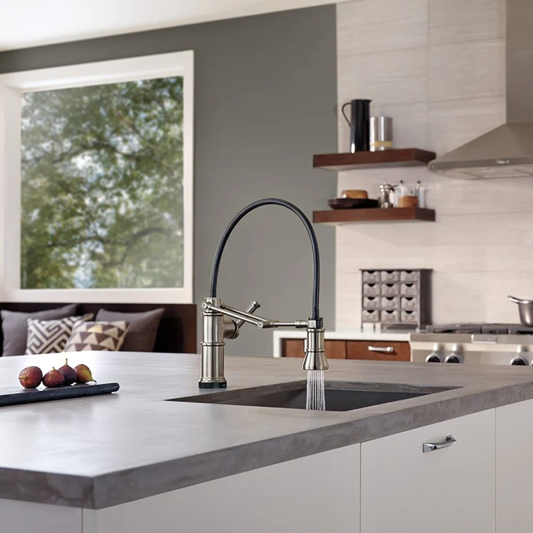 Artesso Single Handle Articulating Kitchen Faucet with SmartTouch Technology - Frankwebs