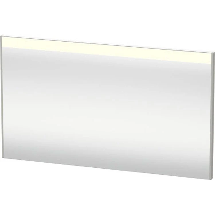 Mirror Brioso 48 x 27-1/2 Inch Dark Walnut with Lighting Rectangle 1-3/8 Inch Right Sensor Switch - Frankwebs