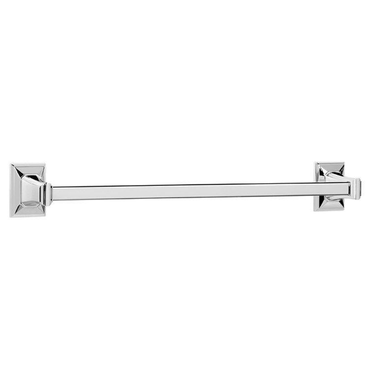 Towel Bar Geometric Bath 24 Inch Unlacquered Brass 3-1/4 Inch - Frankwebs