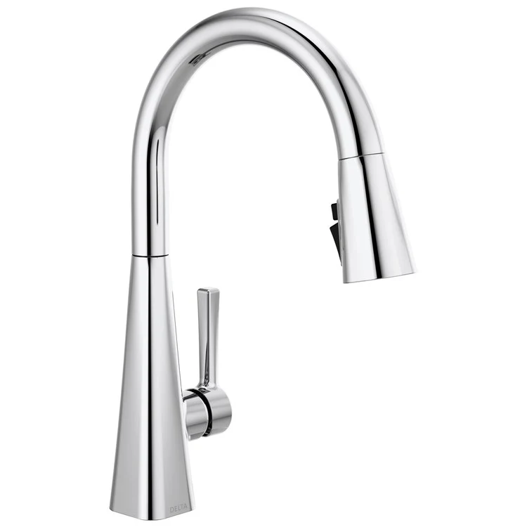 Kitchen Faucet Lenta 1 Lever ADA Chrome Pull Down 1.8 Gallons per Minute - Frankwebs