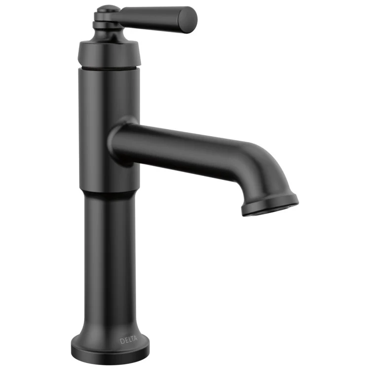 Lavatory Faucet Saylor 1 Lever ADA WaterSense Matte Black 1.2 Gallons per Minute 4-1/2 Inch - Frankwebs