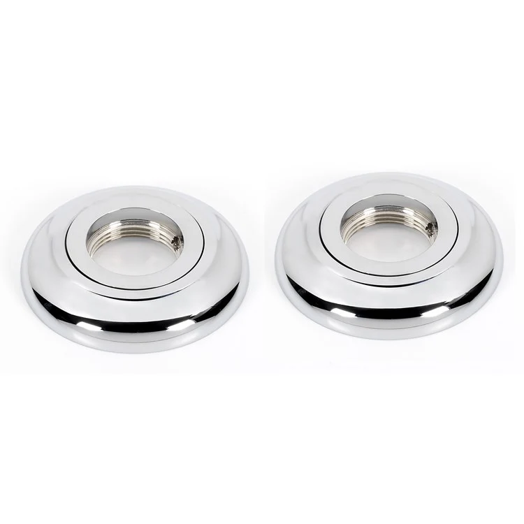 Grab Bar Bracket Royale Bath Round 3 x 3 Inch Unlacquered Brass ADA - Frankwebs