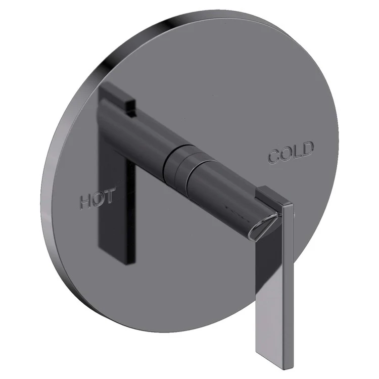 Pressure Balance Valve Trim Keaton Round 1 Lever Satin Gold PVD ADA Depth 3-5/9 Inch - Frankwebs