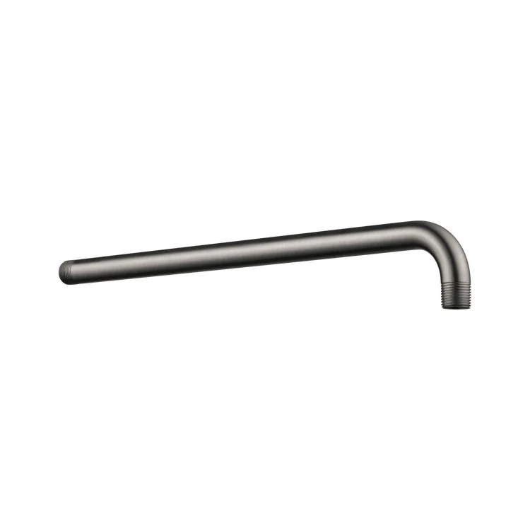 Shower Arm Black Stainless 16 Inch MNPT Wall Mount - Frankwebs