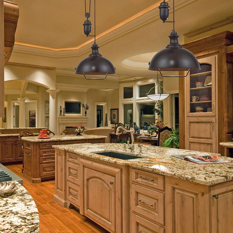 Farmhouse Single-Light Adjustable LED Pendant - Frankwebs