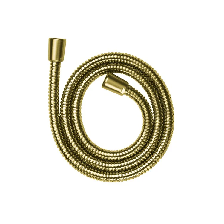 Handshower Hose No Kink with Pivot Connector 49-1/4 Inch Brushed Black Chrome 1/2 Inch NPT Metal - Frankwebs