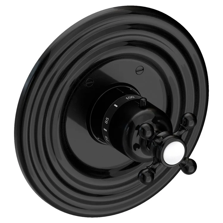Astor Round Thermostatic Valve Trim with Cross Handle - Frankwebs
