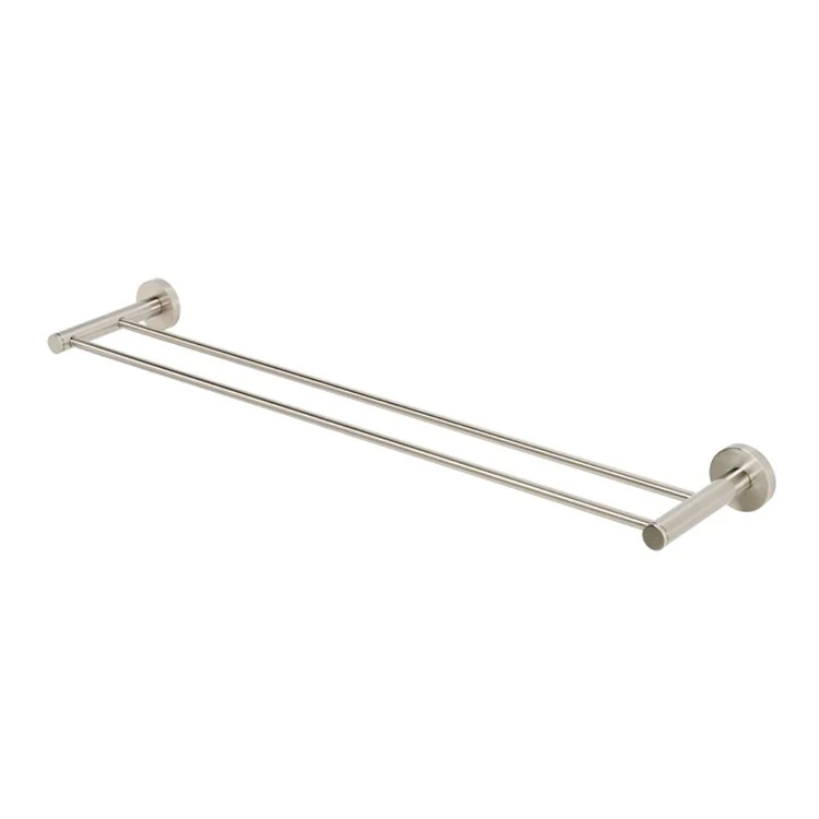 Towel Bar Contemporary I Bath 24 Inch Double Bronze Brass 5-5/16 Inch - Frankwebs