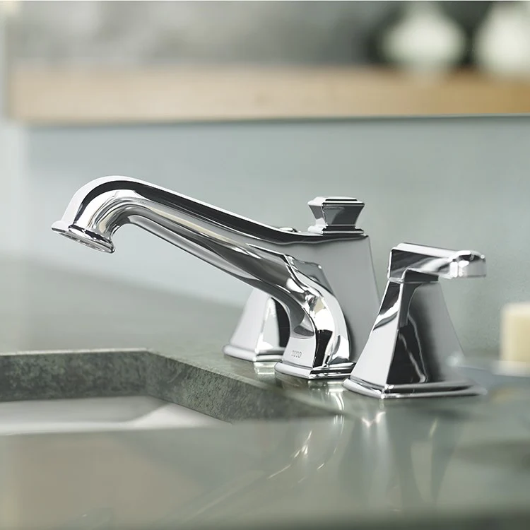 Connelly Two Handle Widespread Bathroom Faucet with Drain - Frankwebs