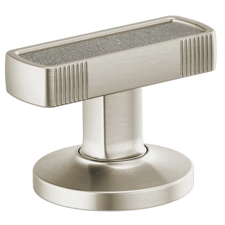 Handle Kit Kintsu 2 Knob Polished Chrome/Concrete Inlay ADA for Widespread Lavatory Faucet - Frankwebs