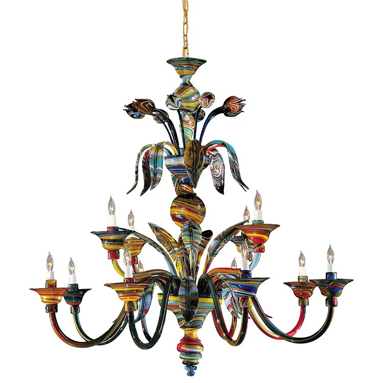 Camer Twelve-Light Two-Tier Chandelier - Frankwebs