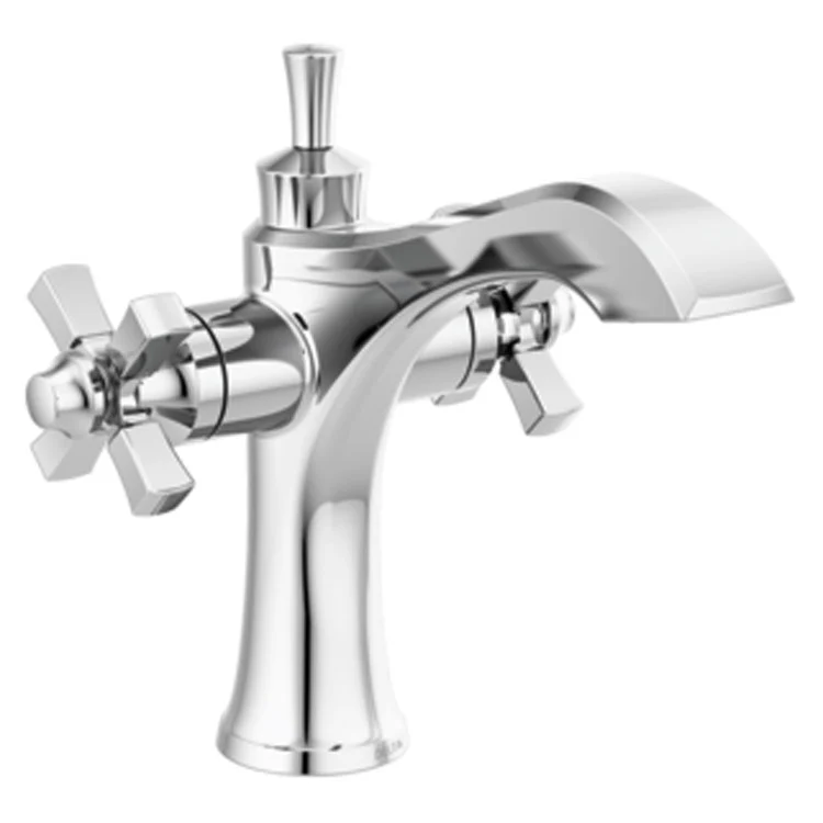 Lavatory Faucet Dorval Monoblock 1 Cross ADA WaterSense Matte Black 1.2 Gallons per Minute - Frankwebs