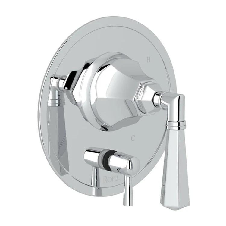 Pressure Balance Valve Trim Palladian with Diverter 1 Metal Lever Polished Chrome 5.5 Gallons per Minute - Frankwebs
