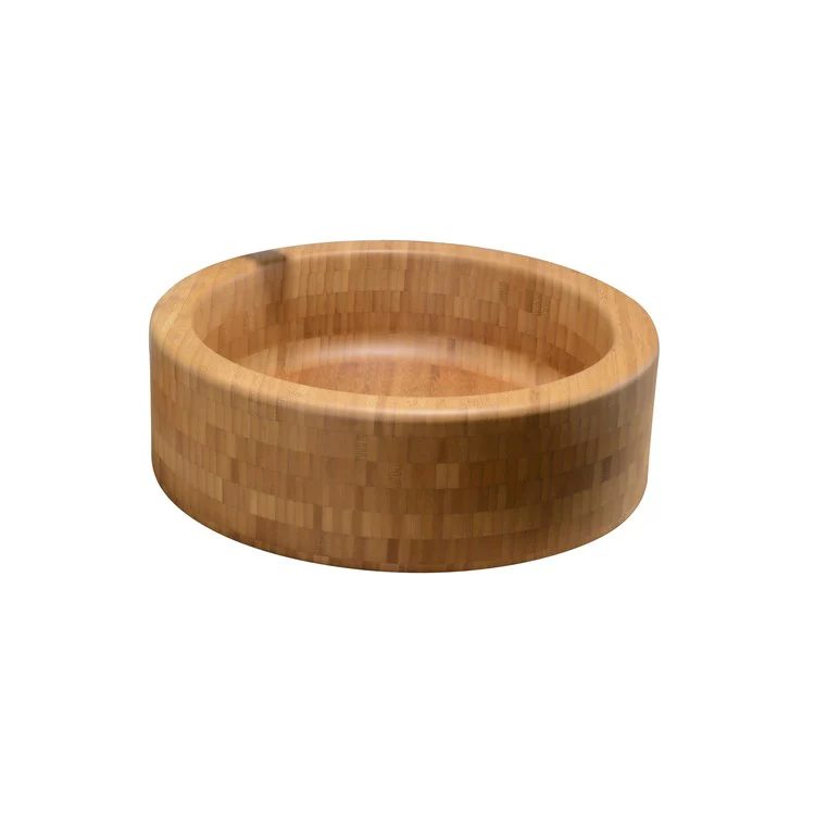Vessel Samos Round 16-1/2 Inch Bamboo - Frankwebs