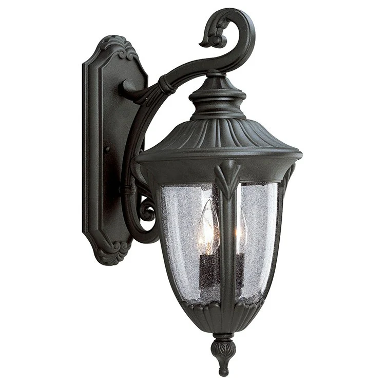Meridian Two-Light Wall Lantern with Top Mount Bracket - Frankwebs
