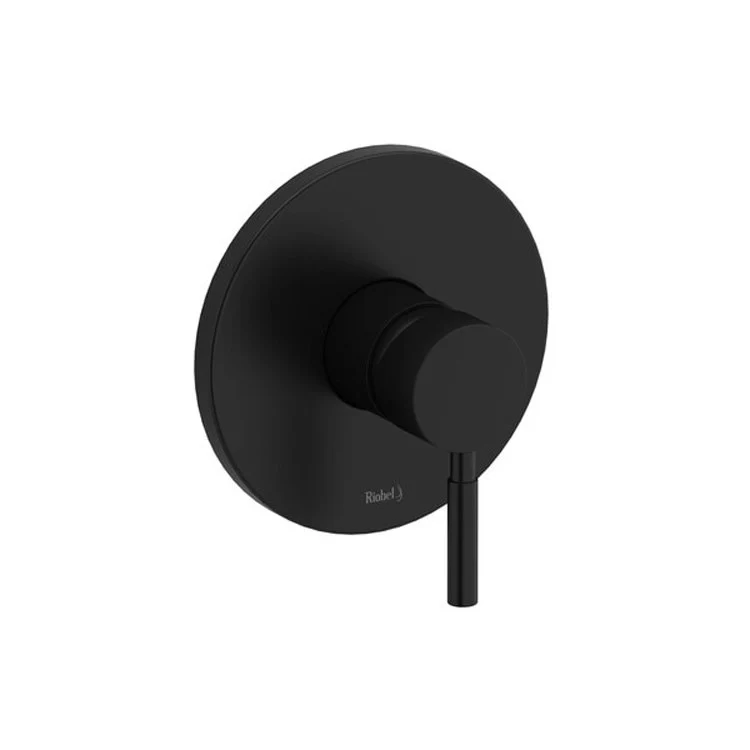 Pressure Balance Valve Trim Riu Round Type P 1 Lever Black ADA 5.8 Gallons per Minute - Frankwebs