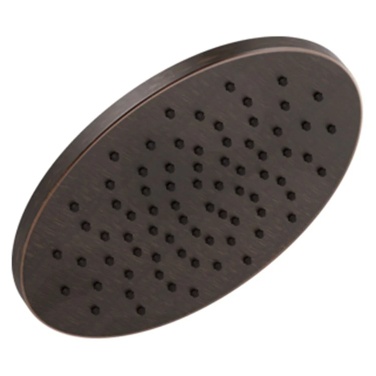 Showerhead Universal Showering Components 1 Function Round Raincan Matte Black 11-3/4 Inch 1.75 Gallons per Minute Soft Rain Spray - Frankwebs