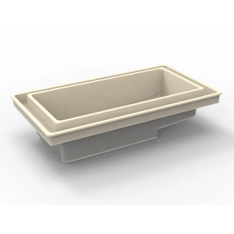 Soaking Tub Metro Collection Auburn 80 x 66 Inch Drop-In Tub Only Center White Hydroluxe SS - Frankwebs